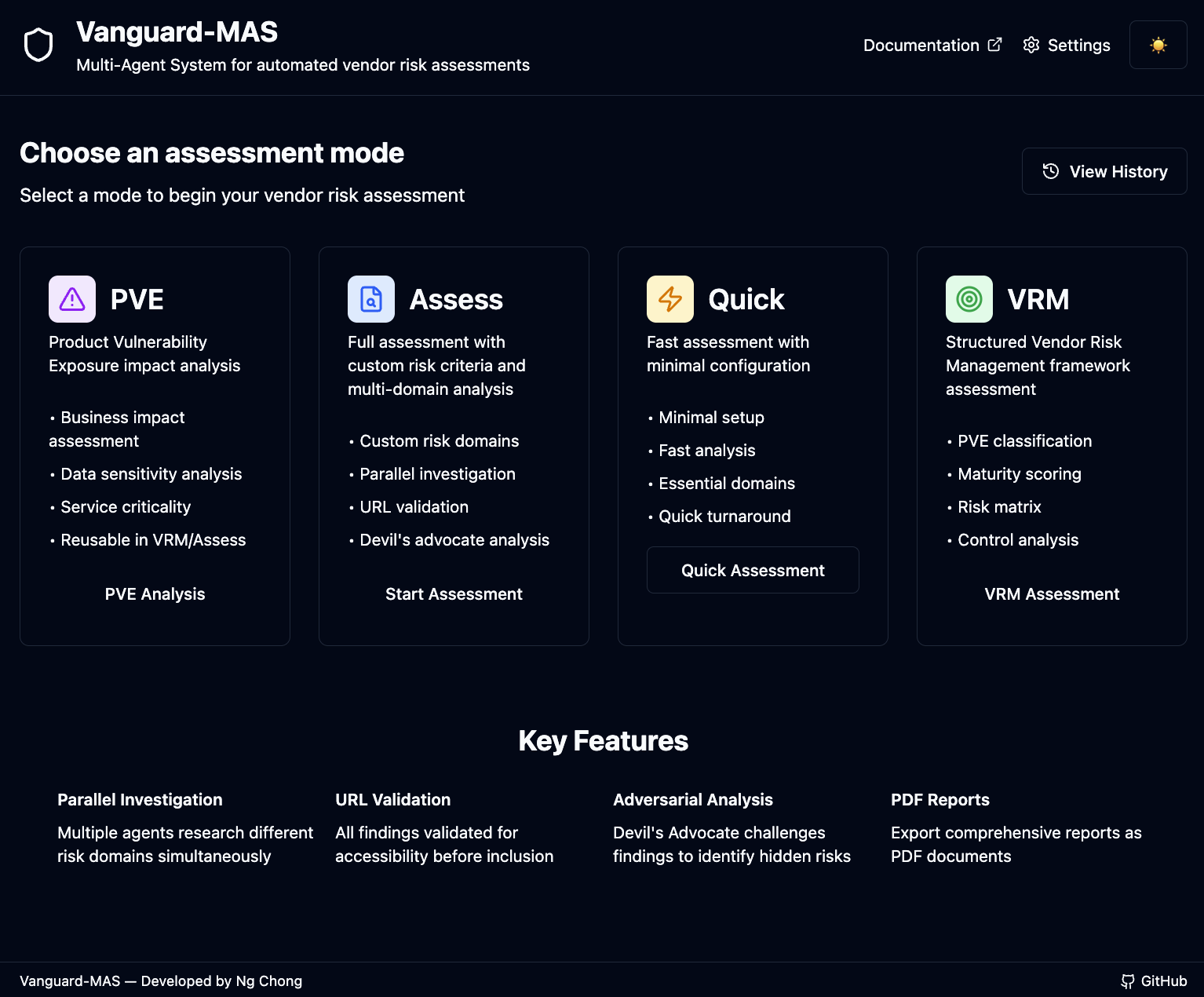 Vanguard-MAS Homepage